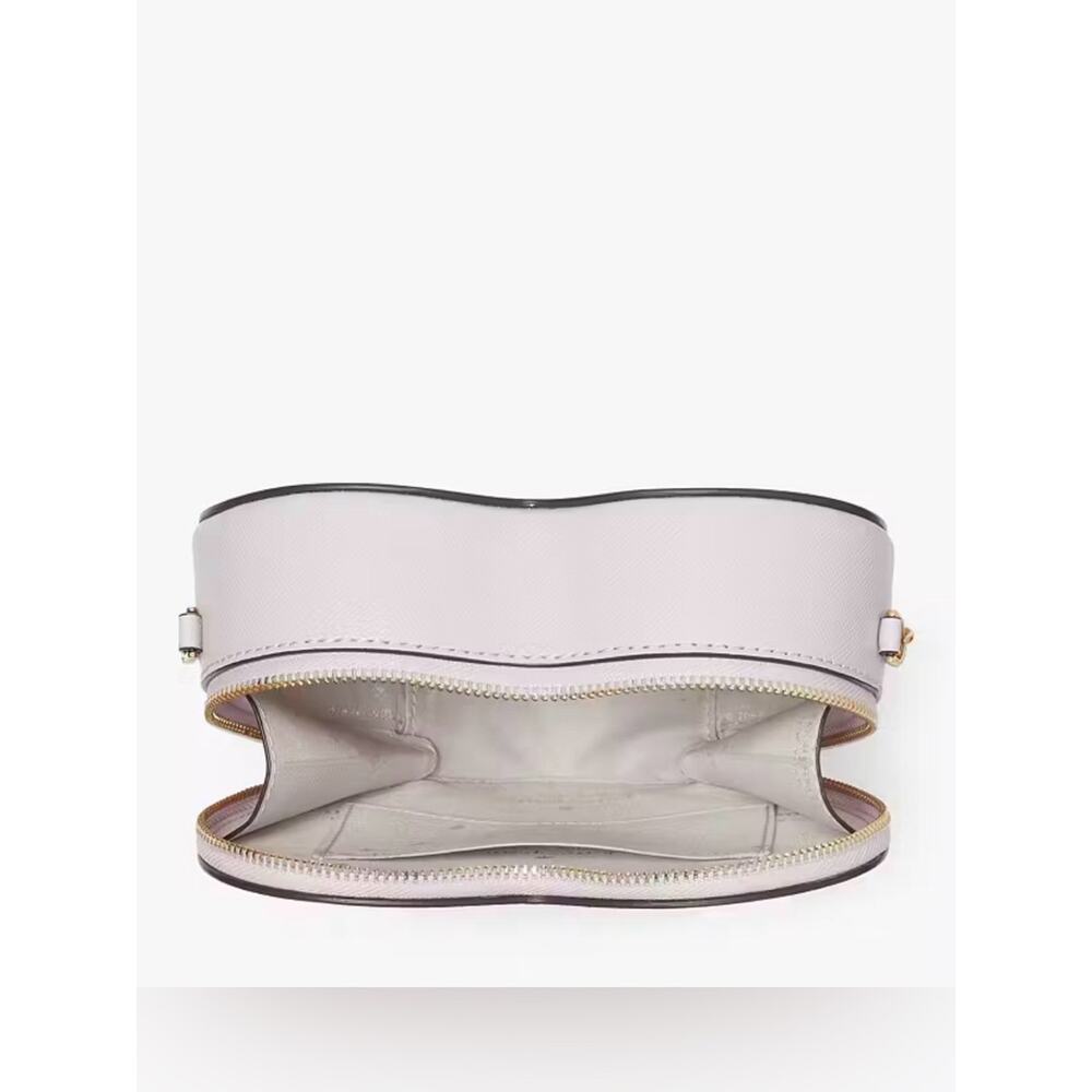 kate spade Heart Mini Crossbody in  Lilac with Pearl Studs - Picture 6 of 6